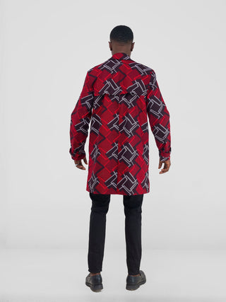 Safari by Vivo Njano Men's Trench Coat - Obu