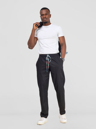 Safari by Vivo Savannah Men's Straight Leg Pants - Black