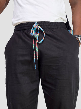 Safari by Vivo Savannah Men's Straight Leg Pants - Black