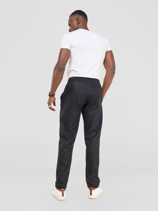 Safari by Vivo Savannah Men's Straight Leg Pants - Black