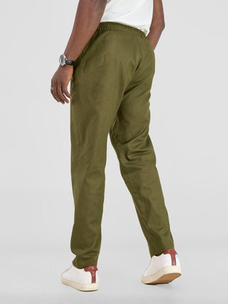 Safari by Vivo Savannah Men's Straight Leg Pants - Hunters