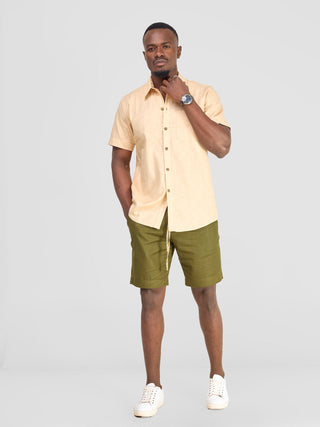 Safari by Vivo Savannah Men's Drawstring Shorts (Regular) - Hunters