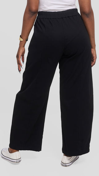 Safari by Vivo Barrel Pants in Cotton - Black
