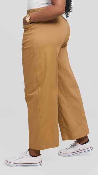Safari by Vivo Barrel Pants in Cotton - Khaki Tan