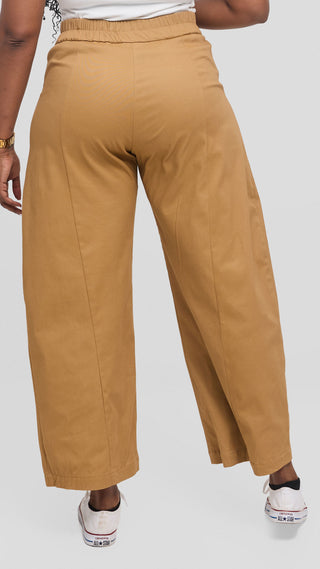 Safari by Vivo Barrel Pants in Cotton - Khaki Tan