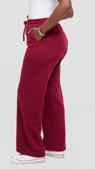 Shiv Shikie X Safari Drawstring Pants in Rib - Mulberry