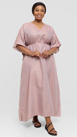 Safari by Vivo Wide Kaftan in Cotton - Taupe