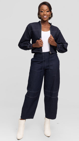 Safari by Vivo Jacket in Denim - Navy