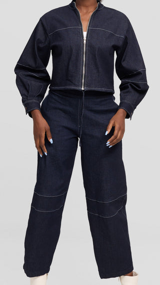 Safari by Vivo Jacket in Denim - Navy