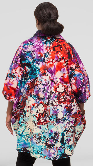 Safari by Vivo Tafari Highlow Top in Kitenge - Mari Print