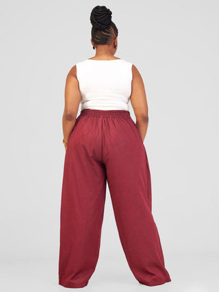 Safari Haya Front Slit Wide Leg Pants -