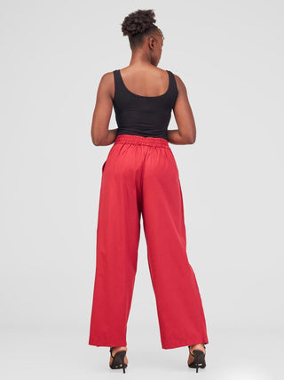 Safari Haya Front Slit Wide Leg Pants -