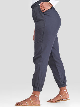Safari Kikoy Joggers - Black - Shopzetu