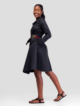 Safari Basic Shirt Tent Dress