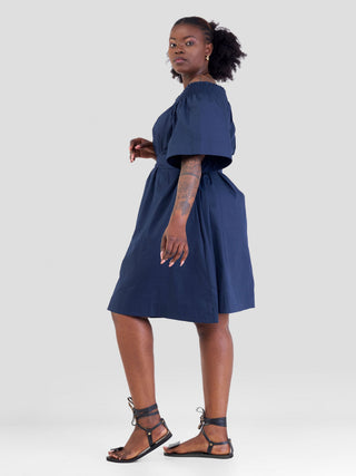 Safari Zene Off Shoulder Dress -