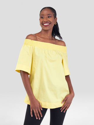 Safari Zene Off Shoulder Top -