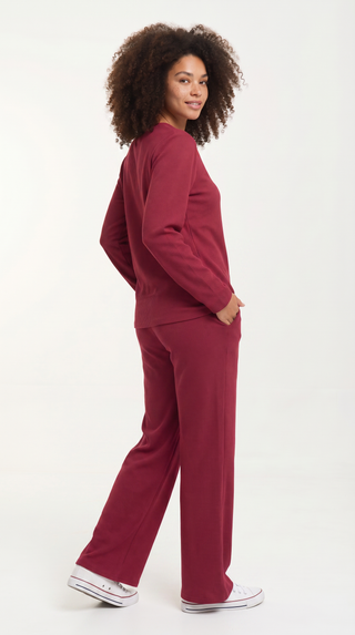 Shiv Shikie X Safari Drawstring Pants in Rib - Mulberry